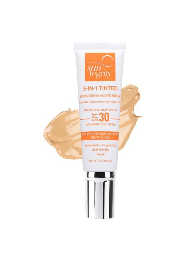 suntegrity 5 in 1 Natural Moisturizing Face Sunscreen - Tinted - GOLDEN LIGHT - Image 1