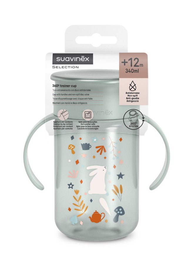 SUAVINEX كوب تدريب للأطفال 12 شهرًا وما فوق، مقاوم للتسرب 360°، مثالي للشرب من أي جانب من الحافة دون أن يبتل 340 مل أزرق - Image 3