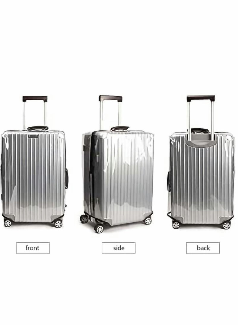 Durable Transparent PVC Luggage Protector - Stylish & Waterproof Suitcase Cover for Travel - Image 5