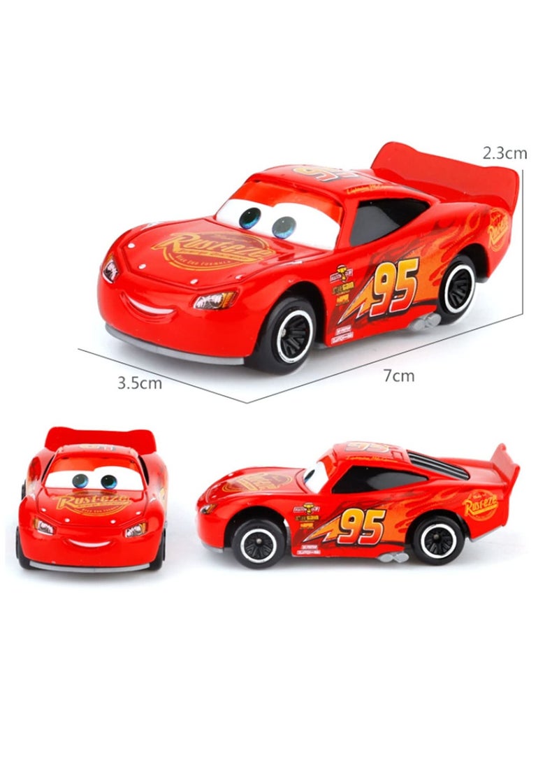 7Pieces شاحنة لعبة سيارة مجموعة البرق ماكوين جاكسون العاصفة ديكاست سيارة نموذج لعبة الأطفال هدية - Image 5