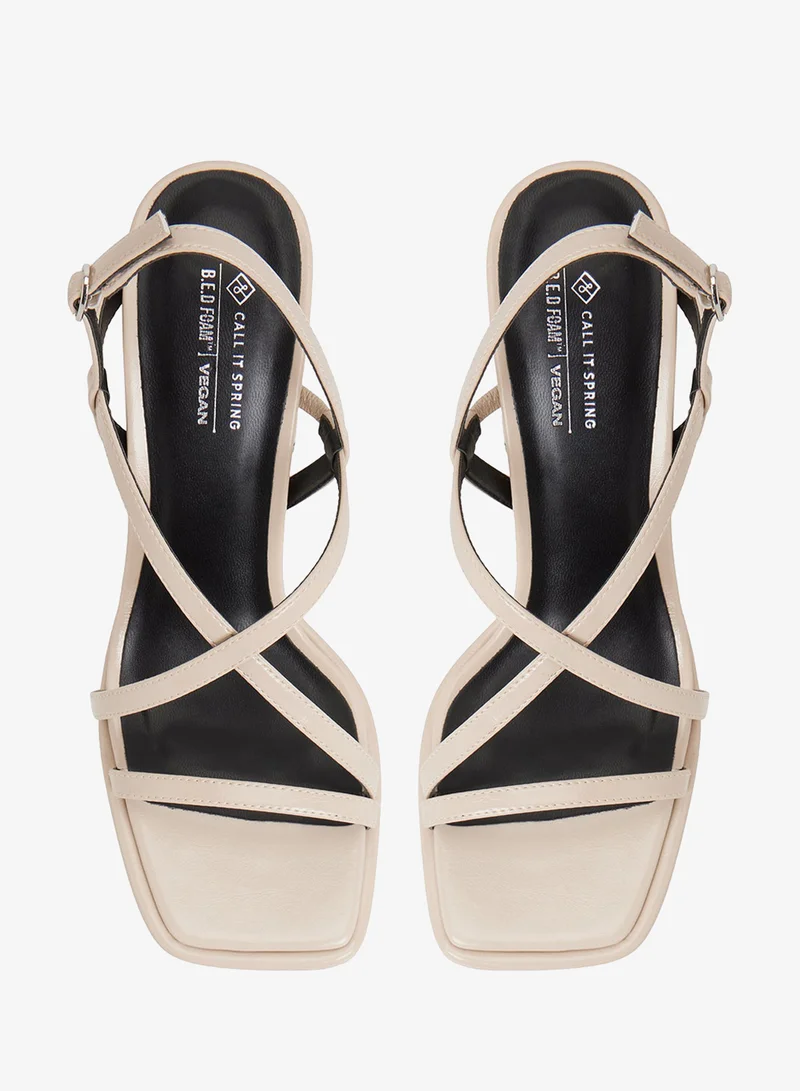 Call it Spring Beige Lioraa Sandals for Women | Best Price UAE