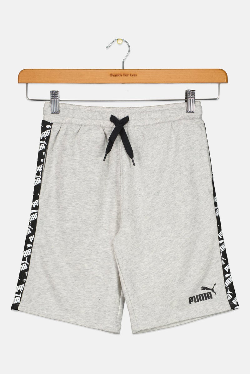 PUMA Kids Boy Sportswear Fit Outdoor Shorts, Grey - Image 1