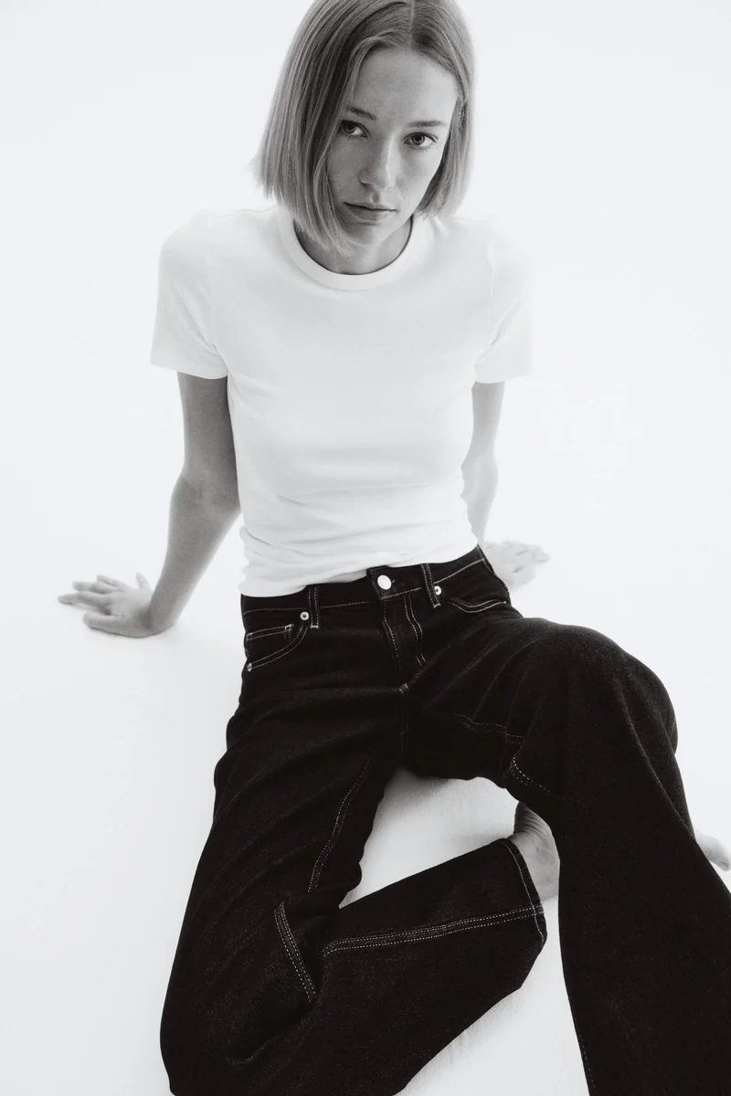 H&M Bootcut High Jeans