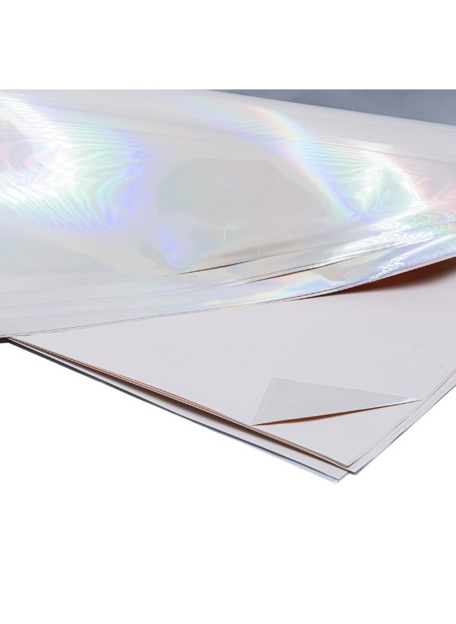 Gulf Flowers Peach Double-Sided Wrapping Film – 68 Micron, 10pcs, 58cm x 58cm 