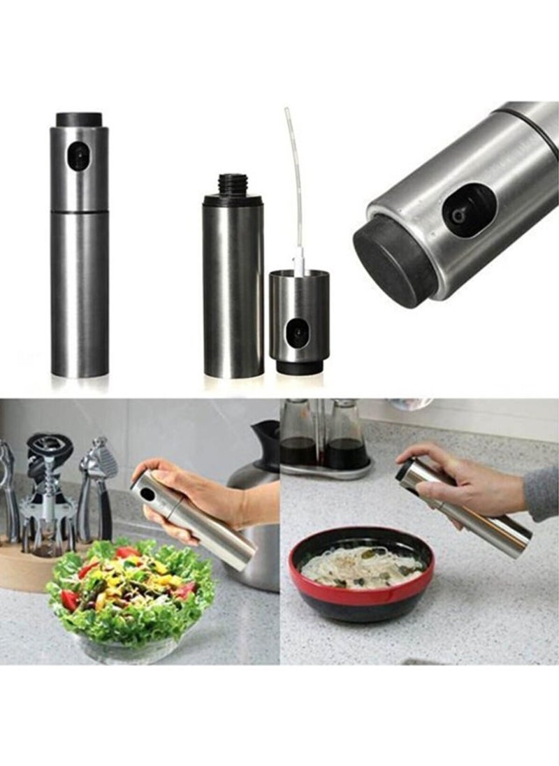 Markafox Stainless Steel Body Spray Oil Dispenser - Vinegar/olive oil/oil Sprayer  - Image 1