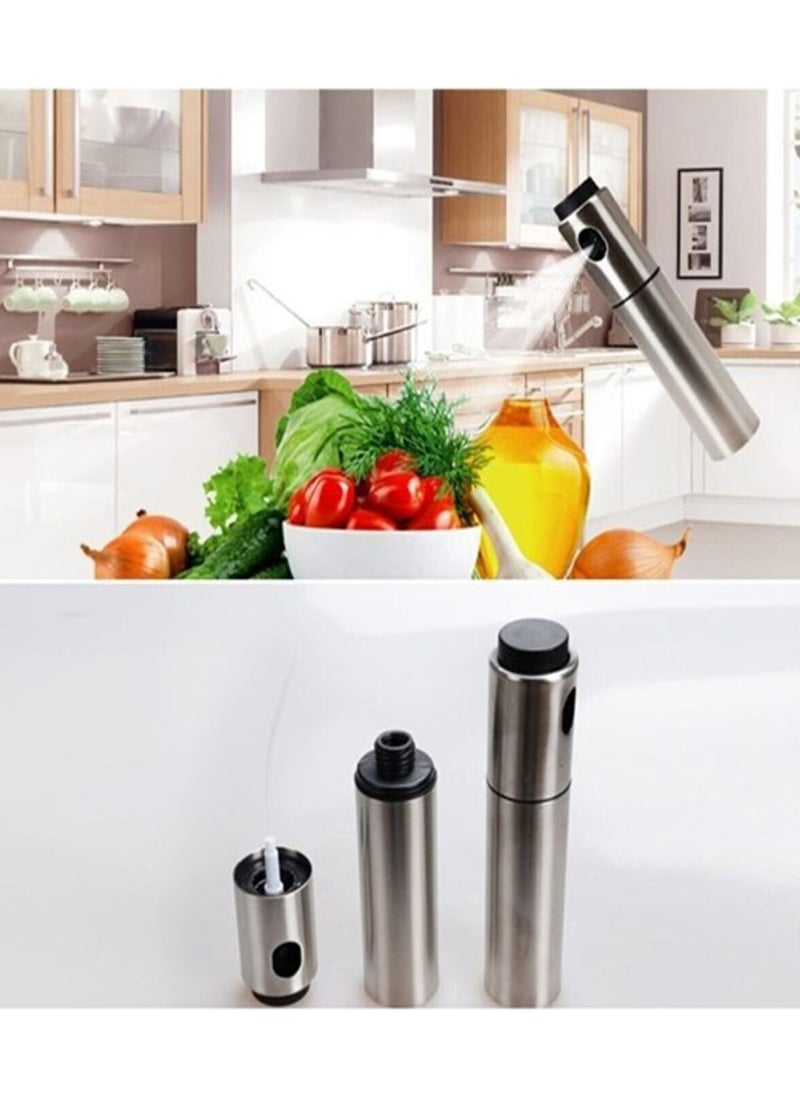 Markafox Stainless Steel Body Spray Oil Dispenser - Vinegar/olive oil/oil Sprayer  - Image 3