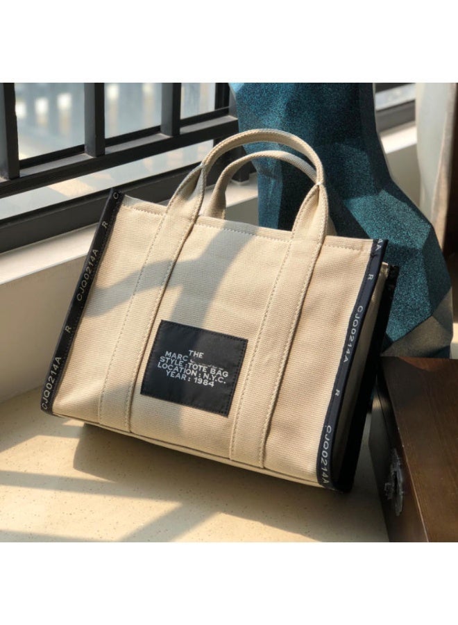 marc bag women canvas shopper bag the tote bag MEDIUM SIZE 34CM - Image 2
