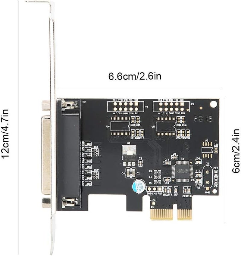 fosa PCI Express to Parallel Port Card, PCI E LPT Printer Card, 9805 Chip, Supports SPP EPP & ECP Mode, Compatible with Printers, Programmers, Scanners, Dos, Linux, - Image 5