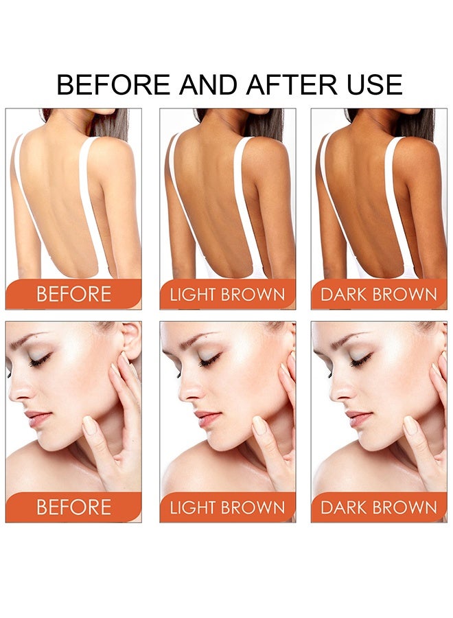 EELHOE Brown Tanning Cream, Intensive Soft Brown Tanning Accelerator Cream, Tanning Gel, Intensive Tanning Gel For Outdoor Sun, Achieve Natural Tan Skin 50g - Image 4