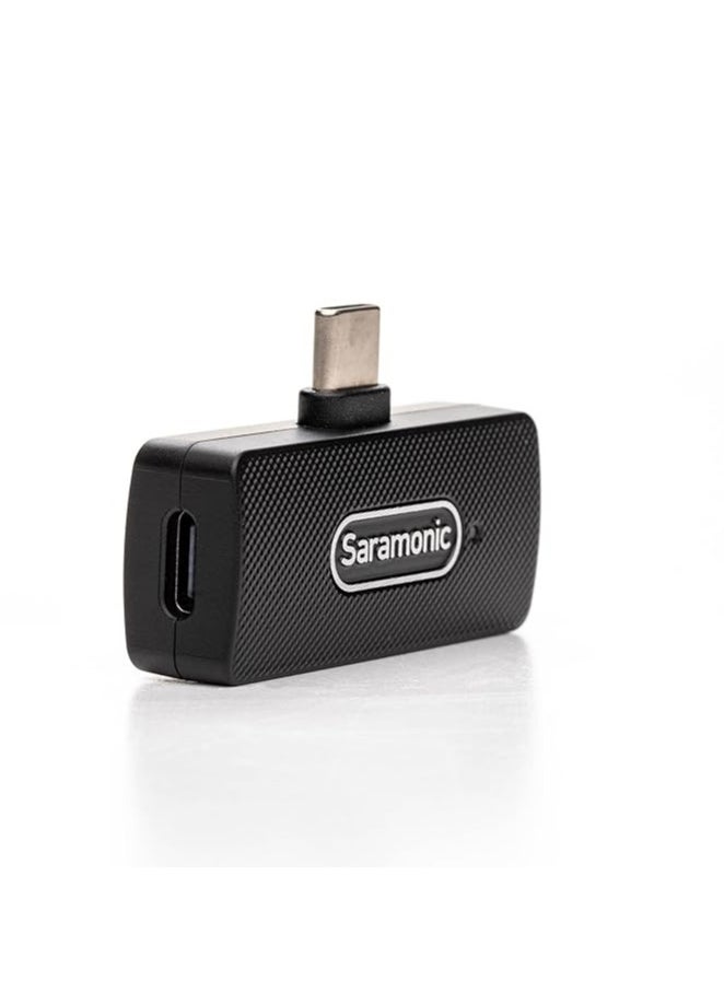 Saramonic Saramonic Blink 100 B5 TX+RX 2.4GHz Micro Clip-On Wireless System w/Device-Mountable Dual-Channel USB-C Receiver for Android & iOS Devices, Computers, and More  - Image 4