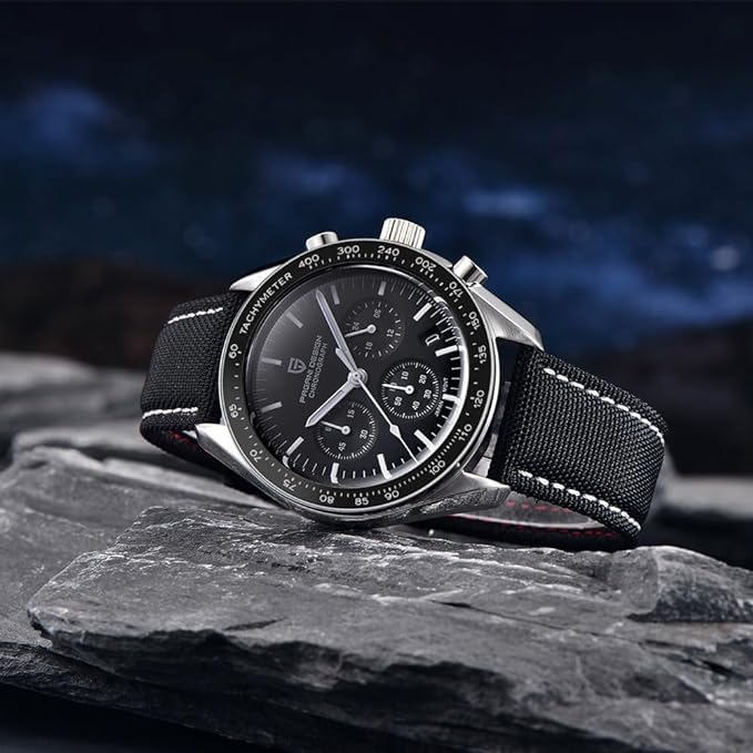 LACZ DENTON Pagani Design PD1701V3 Men's Watches Quartz Men Chronograph Stainless Steel Sports Watches for Mens Waterproof Watches Japan VK63 Movement… - Image 2