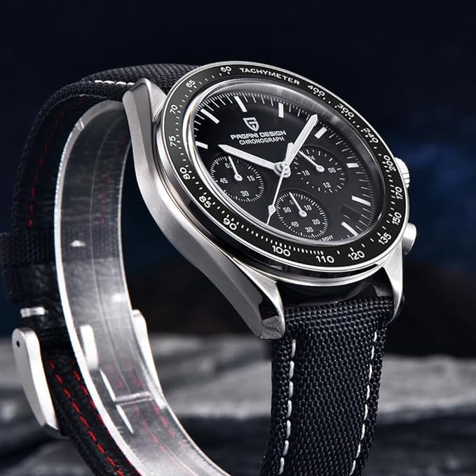 LACZ DENTON Pagani Design PD1701V3 Men's Watches Quartz Men Chronograph Stainless Steel Sports Watches for Mens Waterproof Watches Japan VK63 Movement… - Image 3