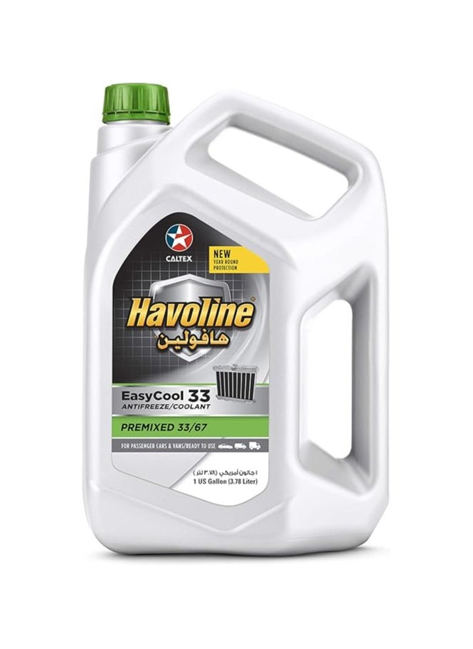 Caltex - Caltex Havoline Green Antifreeze - Coolant - Easycool 33/67 1 Gallon - Image 1