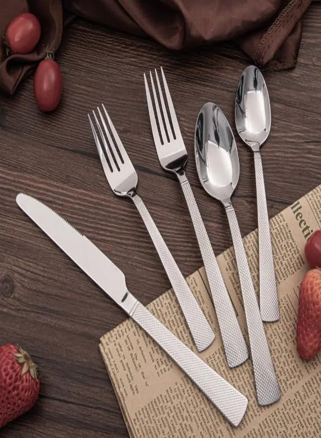 FRILL Stainless Steel Dinning, Dinner Spoons, Table Spoon Set of 12 Food Grade Silverware for Home & Kitchen - Image 3