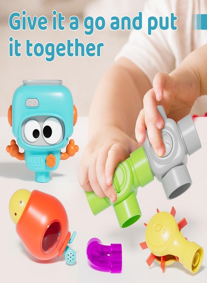 SOCBTNSO DIY Assemble Water Pipe, Bath Toys for Kids Ages 4-8, DIY Building Kit for Ages 5-7, Bathtub Time Birthday Gifts for Toddler 3 + Year Old - Image 5