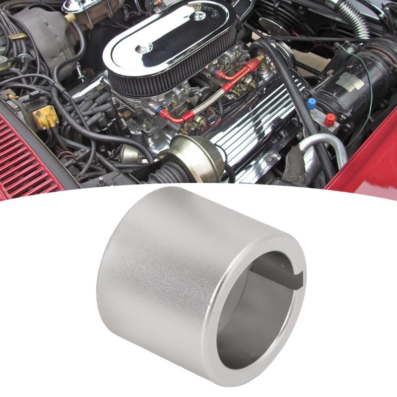 Crankshaft Turning Socket Tool Silver Aluminium Alloy for SBC Small Block 5.7L 305 350 400 V8 - Image 3