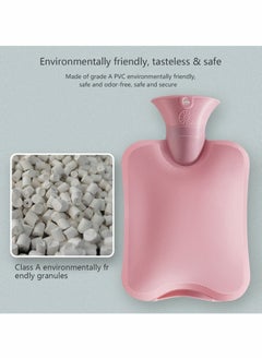 KASTWAVE 1L Hot Water Bottle with Knitted Cover Large Capacity Bag Removable and Washable Soft  - Image 3