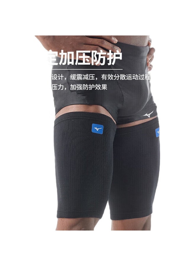 Mizuno Thigh Protection Leg Sleeves For Men And Women, Sports Knee Pads, Running And Basketball Gear, Knee Sleeves 032-Xl Single Piece - Image 2