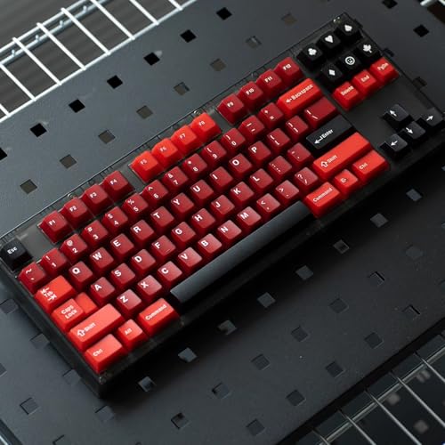 mintcaps PBT Keycaps Set 164Keys Cherry Profile Red Black Keycaps 60% 65% 75% 100% Dye Sublimation Costom Key caps for Cherry Gateron MX Switches Mechanical Keyboards - Image 4