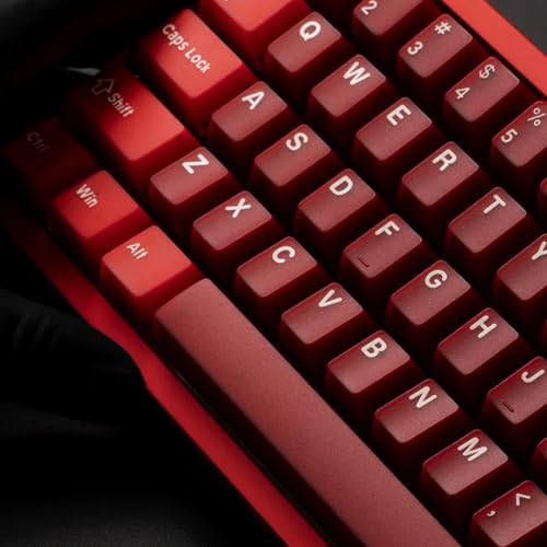 mintcaps PBT Keycaps Set 164Keys Cherry Profile Red Black Keycaps 60% 65% 75% 100% Dye Sublimation Costom Key caps for Cherry Gateron MX Switches Mechanical Keyboards - Image 2