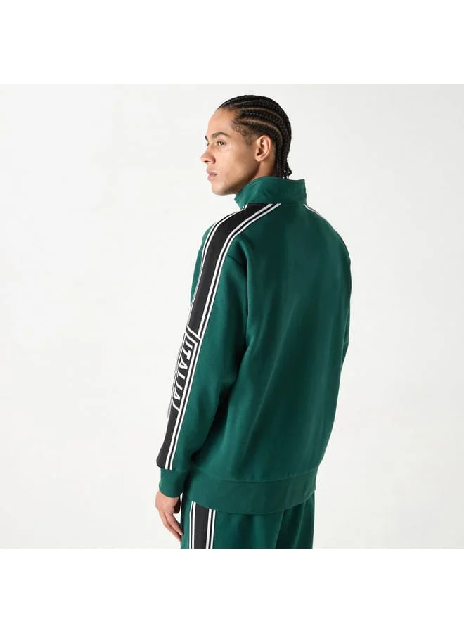 Kappa Kappa Logo Detail Jacket with Long Sleeves