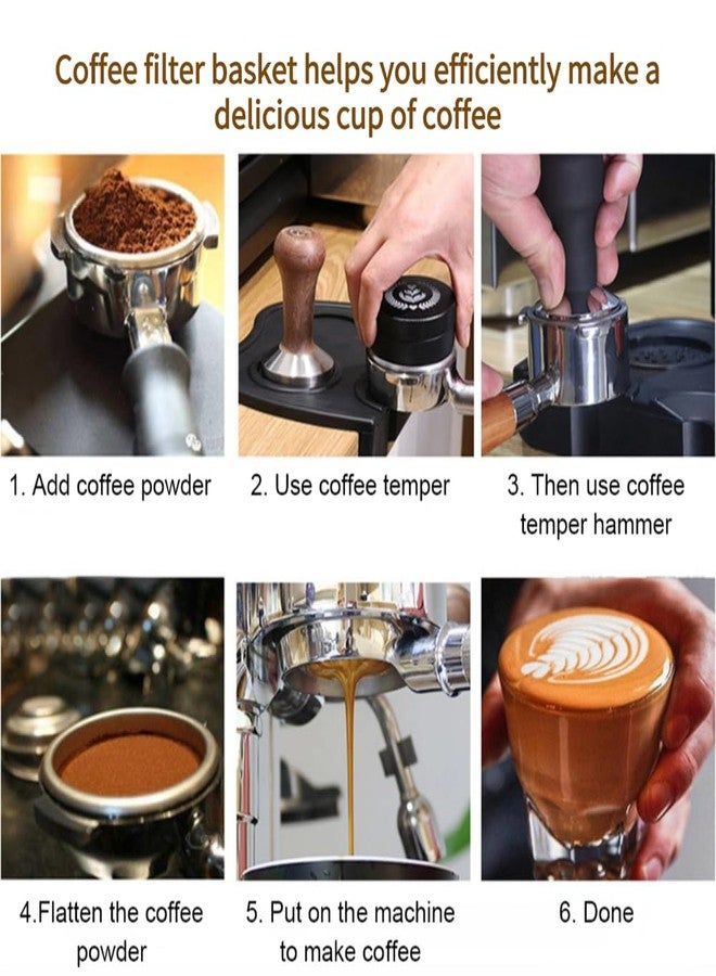 Haofy Coffee Filter Basket, Detachable Coffee Filter Cups Strainer, Stainless Steel Coffee Machine Filter Accessory for Home Office(1) - Image 4