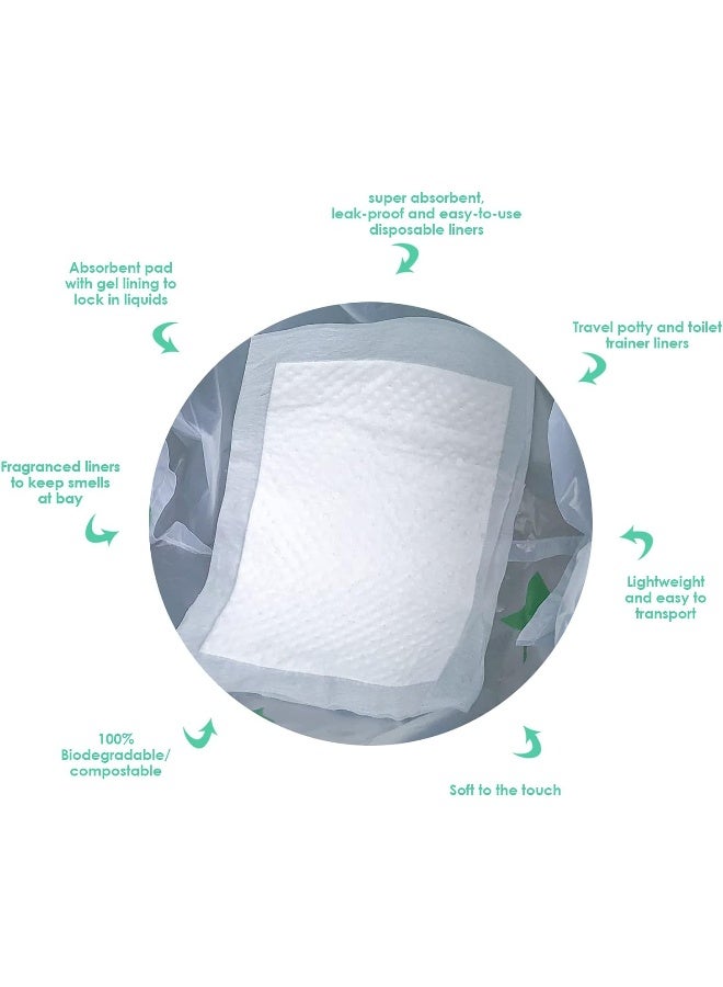 Sundee Potty Chair Liners, Portable Disposable Potty Liner Bags for Universal Potty Training Toilet Seat, Toddler Outdoors Travel Baby Toilet Liners - 30 Pack - Image 5