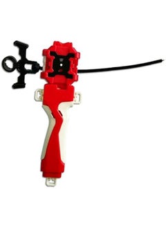 Bey Gyro Blades Launcher and Grip Sparking Battling Burst String Power Ripcord Launcher Left & Right LR Two-Way Spin Top Compatible with All Bey Burst Series (B-11+LR Ripper-Red)