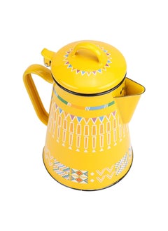 AL SANIDI Al-Qatt Al-Asiri milk Jar Dallah, Coffee Dallah, Yellow, capacity 2.4 L  - Image 1