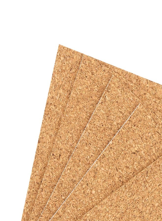 SHEUTSAN 400 PCS 4 x 4 Inch Square Self Adhesive Cork Mat, Cork Coasters Bulk, Backing Squares for Coasters, DIY Crafts - Image 3