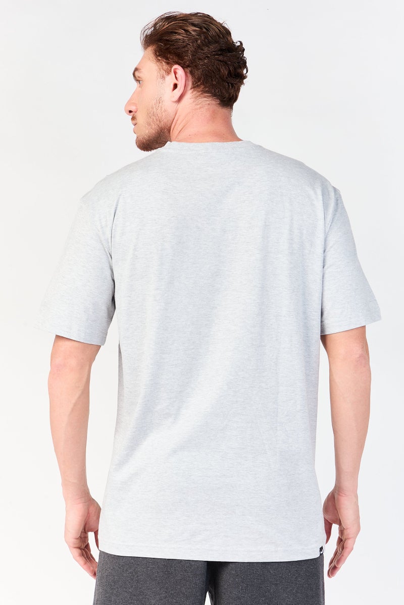 PUMA Men Relaxed Fit Short Sleeve Outdoor T-Shirt, Heather Grey - Image 4