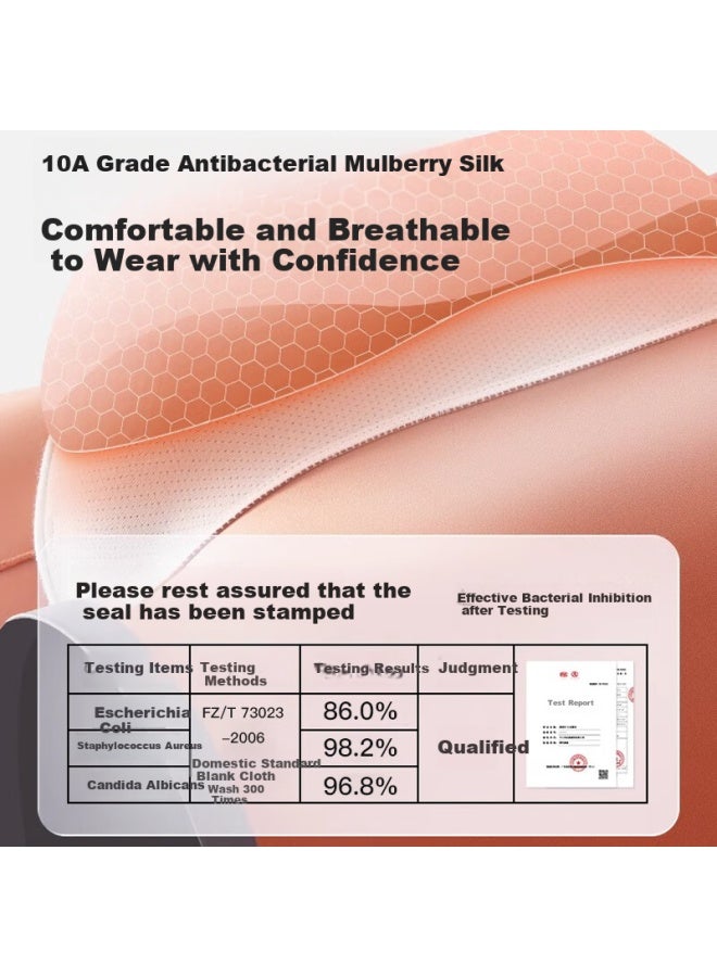 LANG SHA Langsha Mulberry Silk Men's Underwear 100 Modal 10a Antibacterial Crotch Seamless Plus Size Breathable Boxer Shorts - Image 4