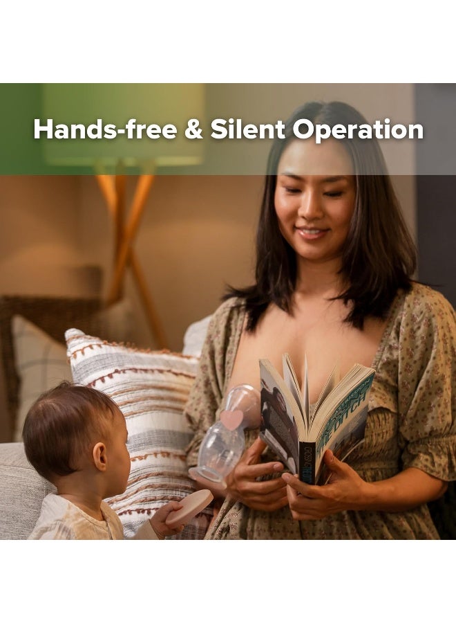 haakaa مضخة الثدي اليدوية من هاكّا مع قاعدة شفط وطقم غطاء سيليكون - Image 3