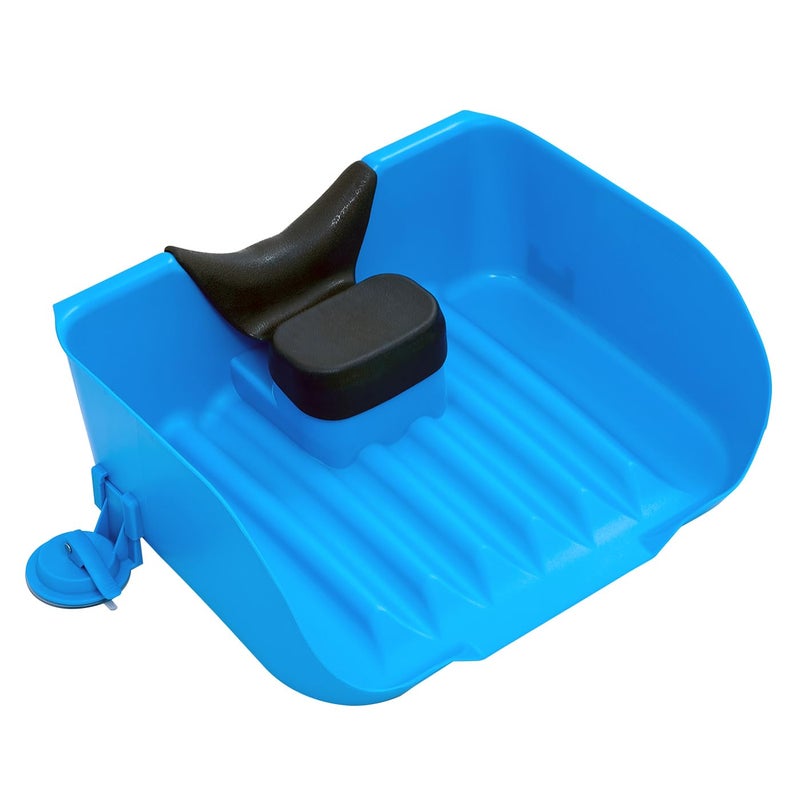 Nolasalon Portable Shampoo Basin for Kids, Baby, Children,Tear Free Hair Washing Basin Tray at Home (Blue) - Image 1