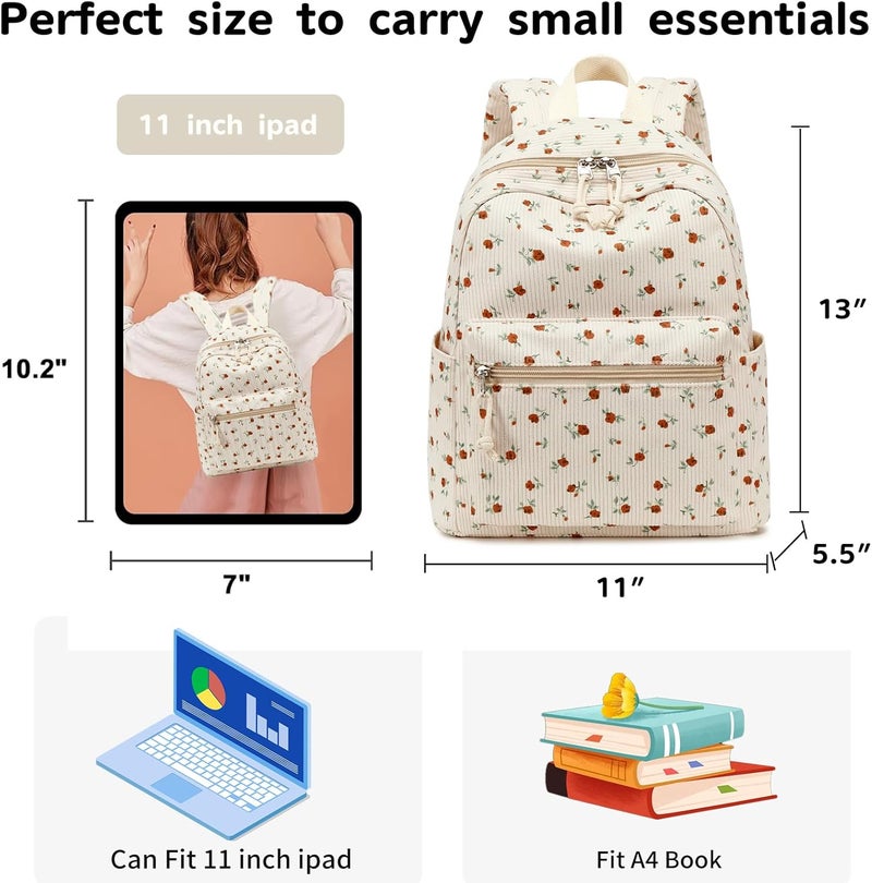 BLUBOON Mini Backpacks for Girls 13" Toddler Backpack Purse School Bookbag Kawaii Backpack Women - Image 2
