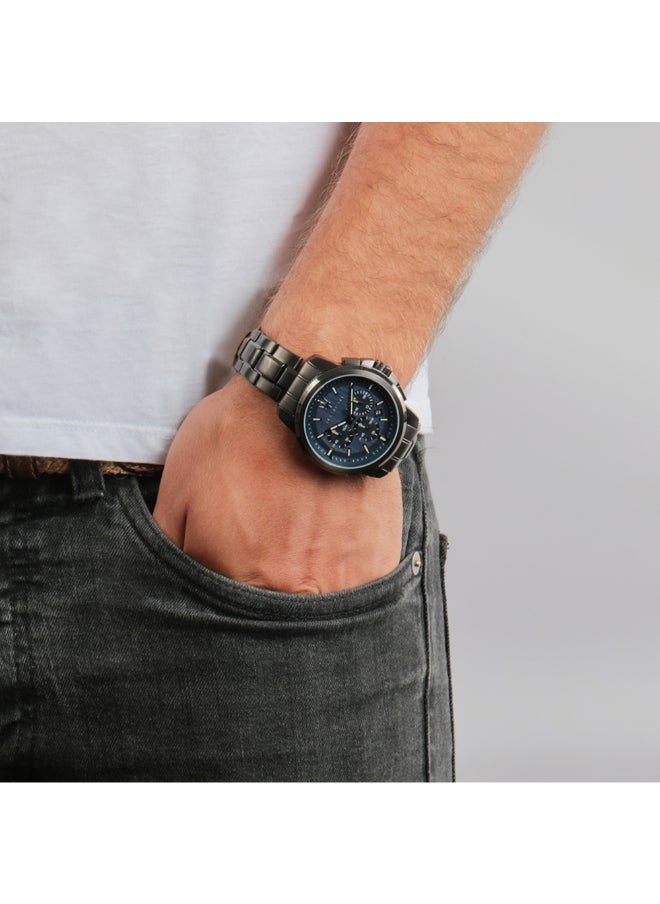 Maserati Maserati Successo Gun metal Blue Dial Chronograph Quartz Mens Watch - R8873621005  - Image 5