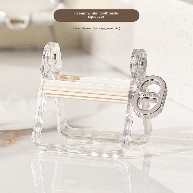 Luxury Manual Toothpaste Squeezer White 