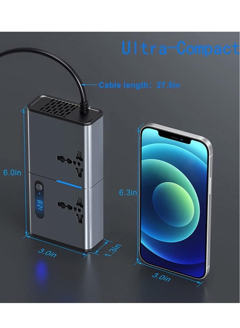 New Compact 200W Power Inverter: Reliable DC to AC Converter for Vehicles - Image 4