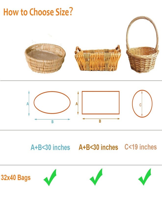 Morepack Extra Large Shrink Wrap Bags for Gift Baskets, 32x40 inches Clear PVC Heat Gift Basket Shrink Bags 5 Pack - Image 5