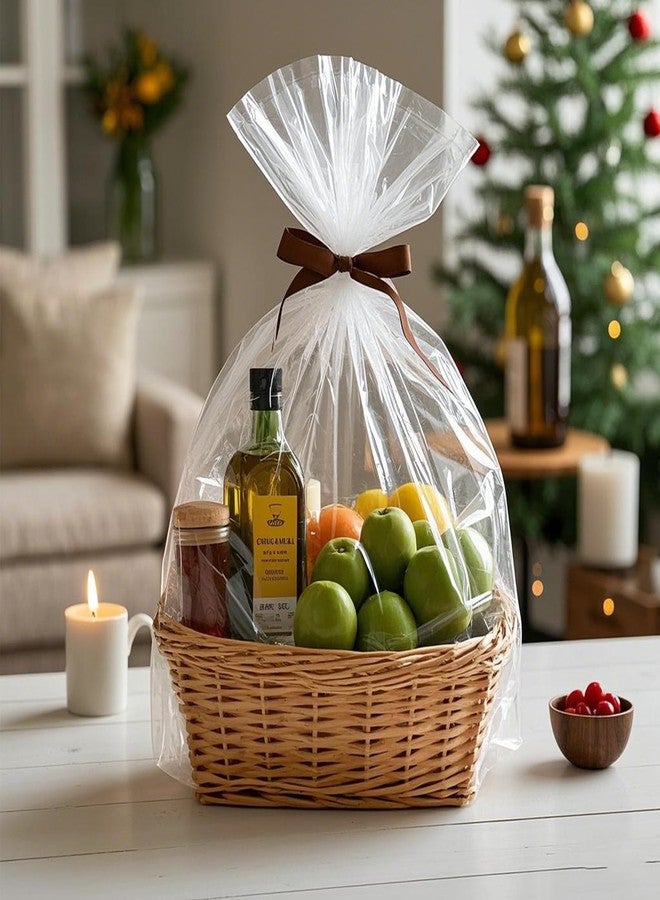 Morepack Extra Large Shrink Wrap Bags for Gift Baskets, 32x40 inches Clear PVC Heat Gift Basket Shrink Bags 5 Pack - Image 4