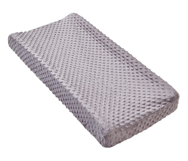 DONOMILO Changing Pad Cover Super Soft Dots Skin-Friendly Breathable Wipeable Changing Table Sheets for Baby Boy and Baby Girl (Rose Gray) - Image 2