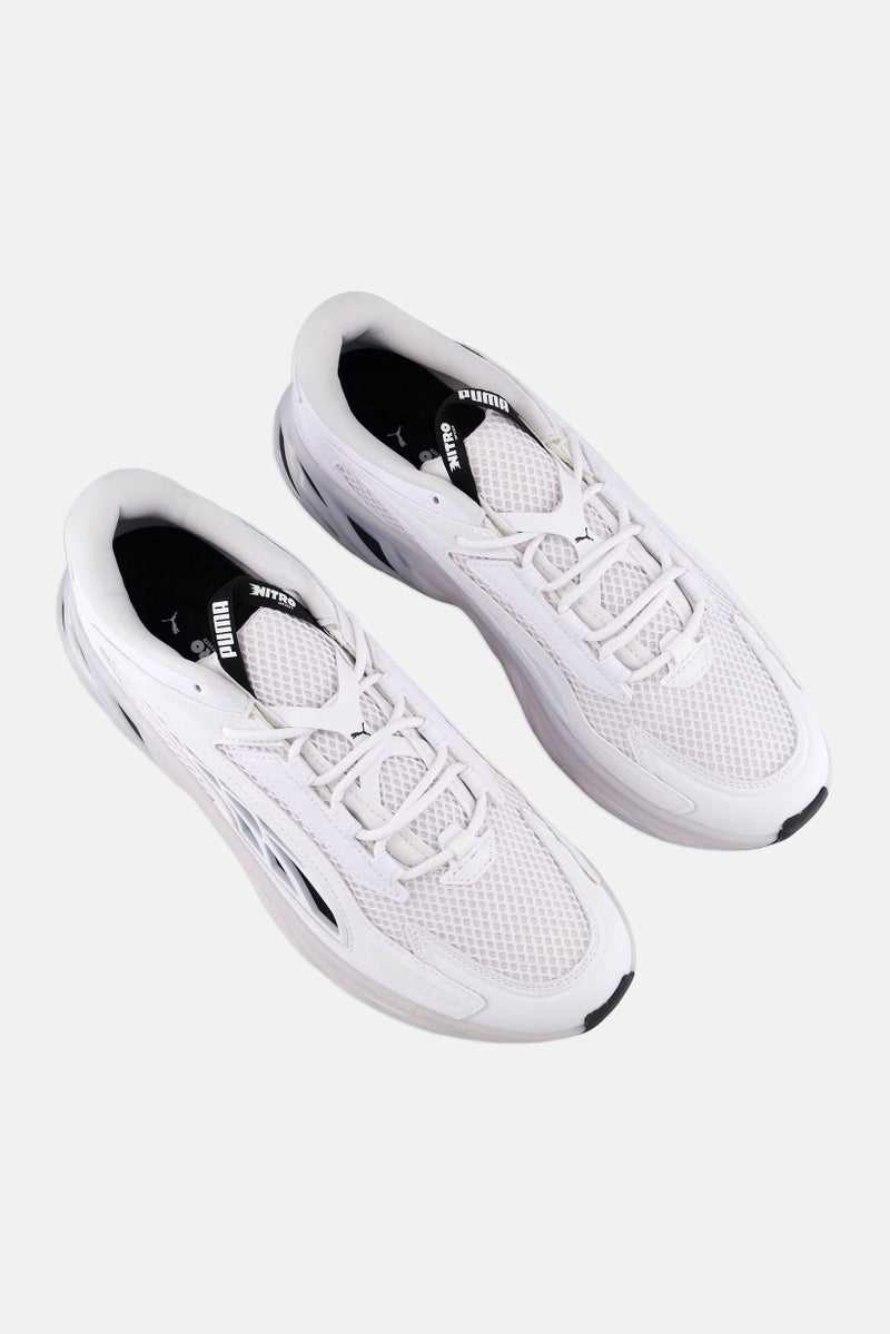 PUMA Men Exotek Nitro Lace Up Training Shoes, White - Image 4