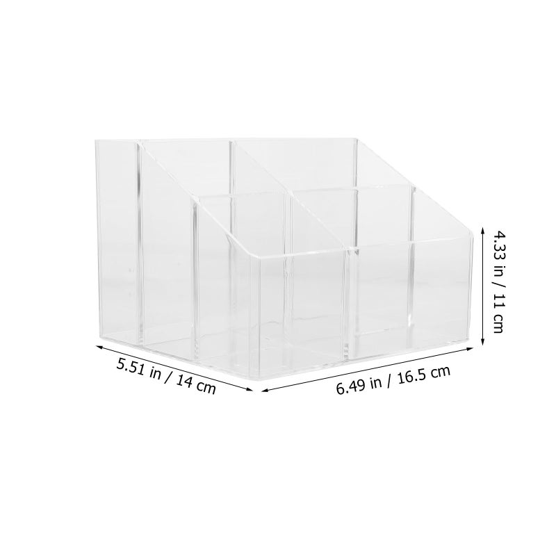 5 Compartment Tea Bag Organizer Box Countertop Storage Rack For Kitchen Office - Image 3