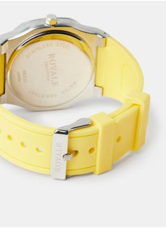 Royale Mega Round Shape Analog Wrist Watch RE222/13 - 40mm - Yellow  - Image 4