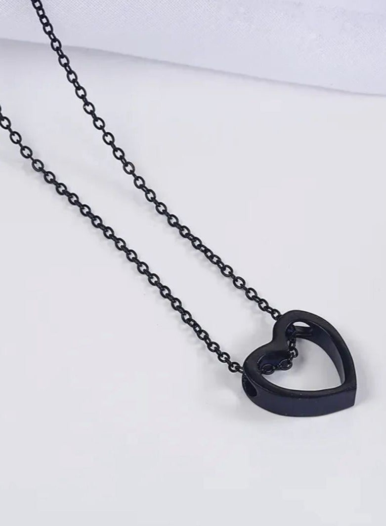 سيمهو قلادة كلاسيكية أنيقة على شكل قلب - Image 2