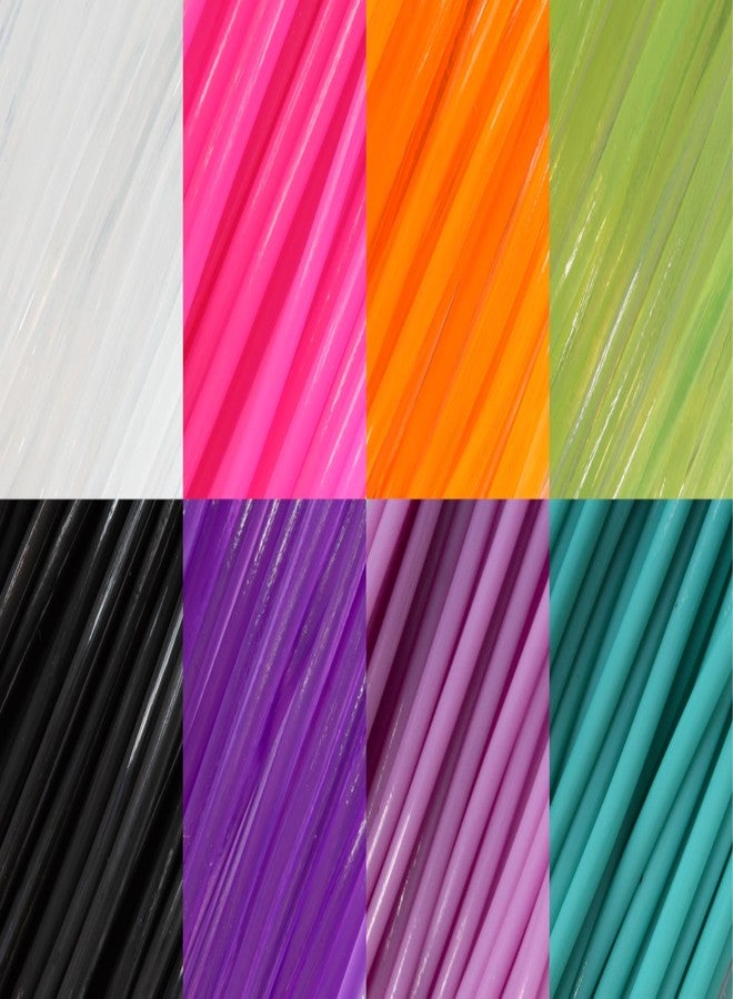 Stretch Magic Elastic Beading Cord - Color Assortment, 1mm in Diameter, 5-Meter Each (16.4 ft) - Easy to Knot, Strong & Stretchy String for Making Beaded Jewelry, 8pc - Image 5