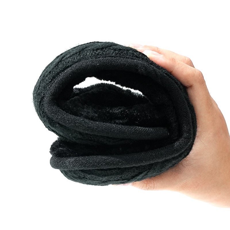 Autumn and winter knitted warm earmuffs, plush earmuffs for men and women, frost-proof and cold-proof rear-wear folding earmuffs - Image 4