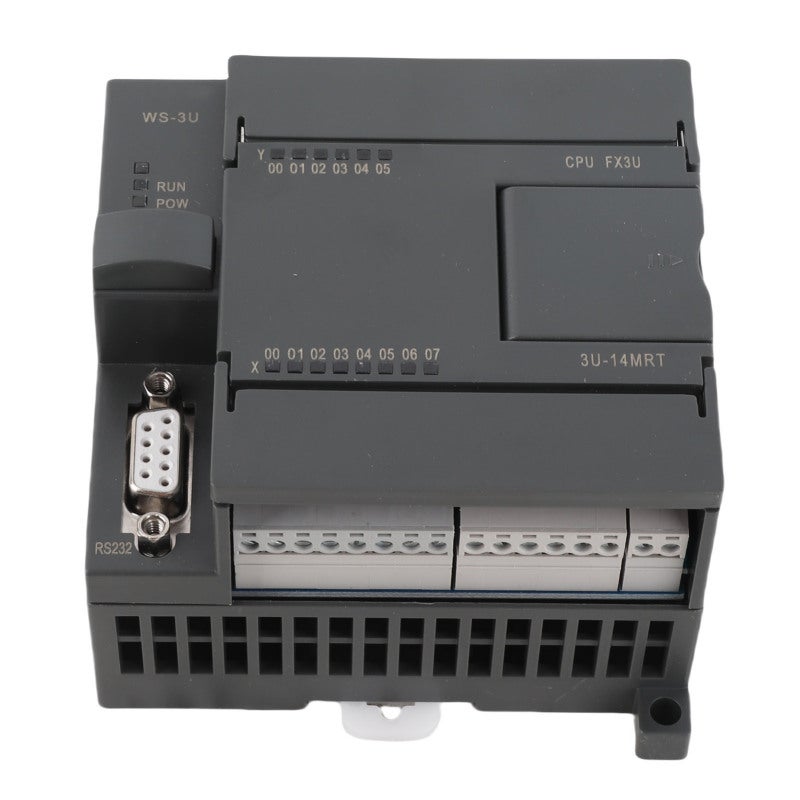وحدة تحكم PLC بـ 8 مداخل و6 مخارج ريليه - 3AD، تناظرية 0-10 فولت و4-20 مللي أمبير بقناتين، وعدّاد عالي السرعة 3K للأتمتة الصناعية - Image 4