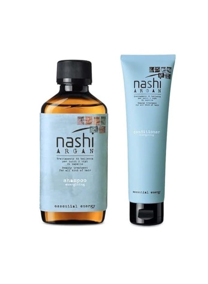Nashi Argan Essential Energy Shampoo 200ml with Conditioner 150ml (Combo) - Image 1