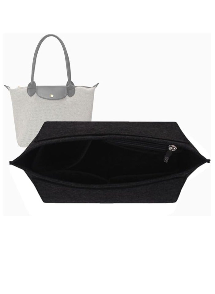 Skycare Purse Organizer Insert for Longchamp Le Pliage Large Tote - Premium Felt Organizer for Perfectly Organized Essentials  - Image 1